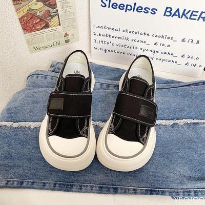 Canvas Shoes for Women's Spring Summer New Styles Niche Mango Toe Thick Sole Simple Comfortable Versatile Women's Shoes