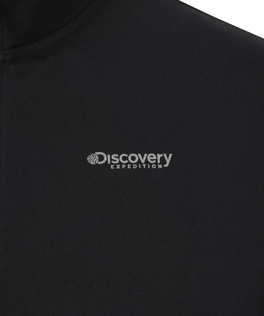 Discovery Expedition Men'S Essential Knit Training High-Neck Jacket (Black)