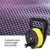 JUMZ Anchor Rope Diving Nylon 83M Multipurpose Line Black Wheel Reel, High-Visibility Reel, 8-Wire Corrosion-Resistant Controller,