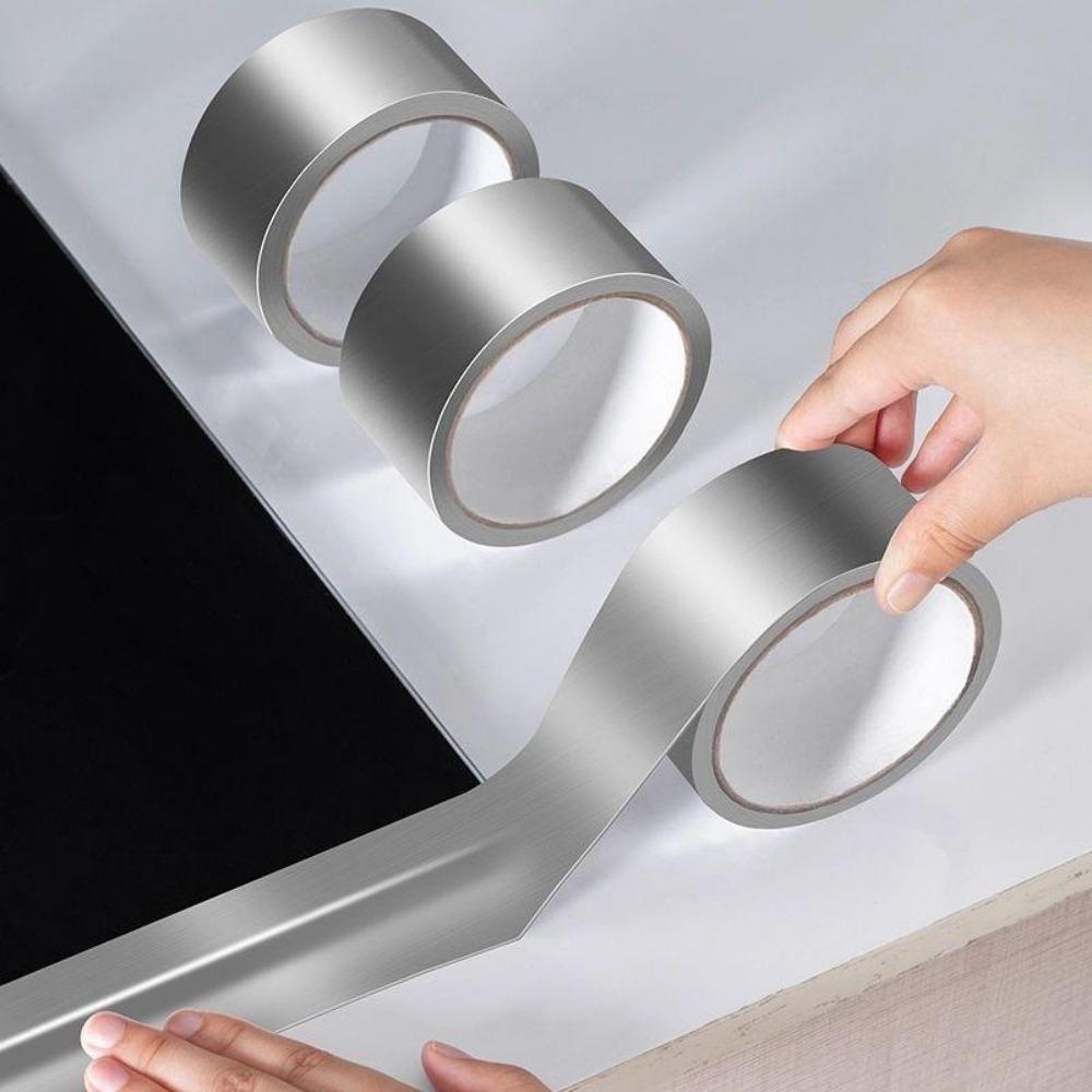 Waterproof Sink Sticker Anti-Mold Countertop Tape Heat Insulation Aluminum Foil Kitchen Bathroom Accessories