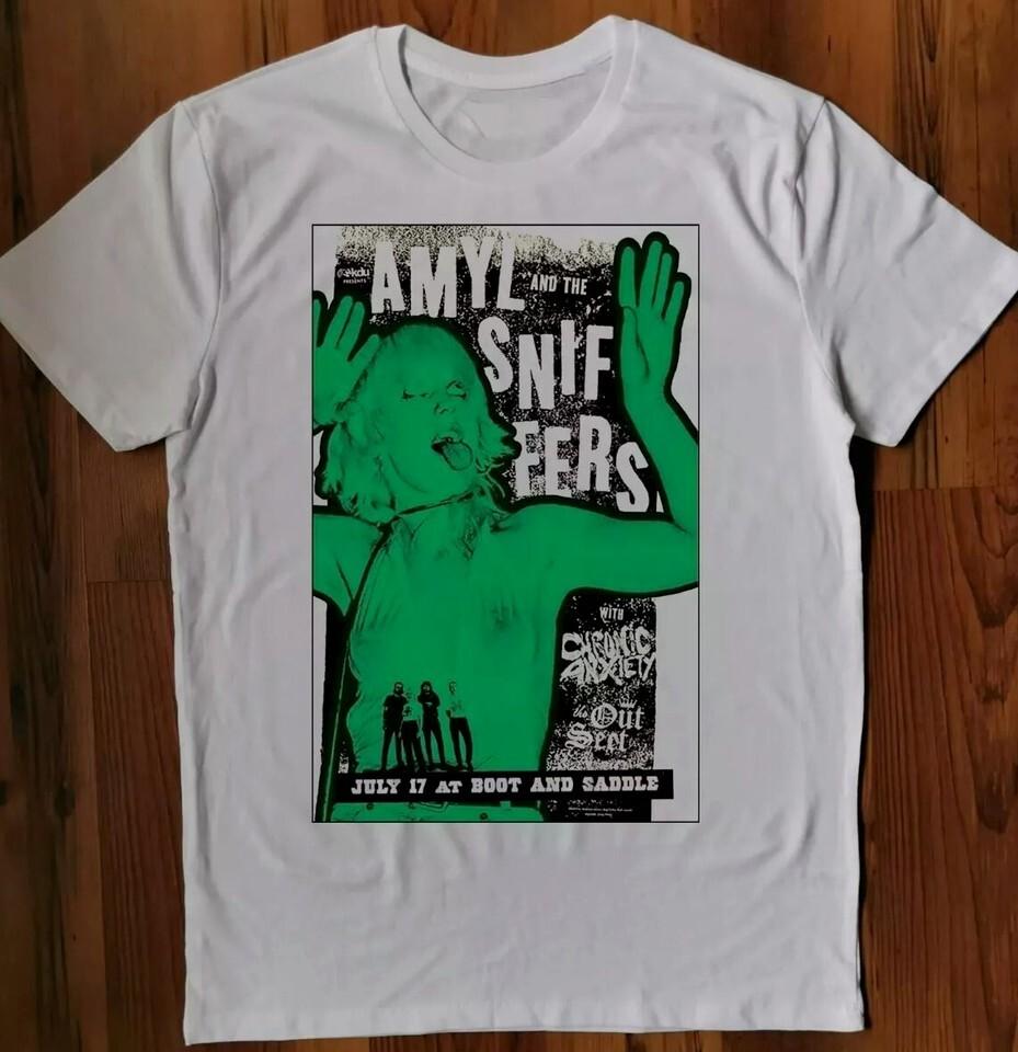 

Amyl and the Sniffers Poster White All Size gift T-Shirt Unisex T-Shirt S
