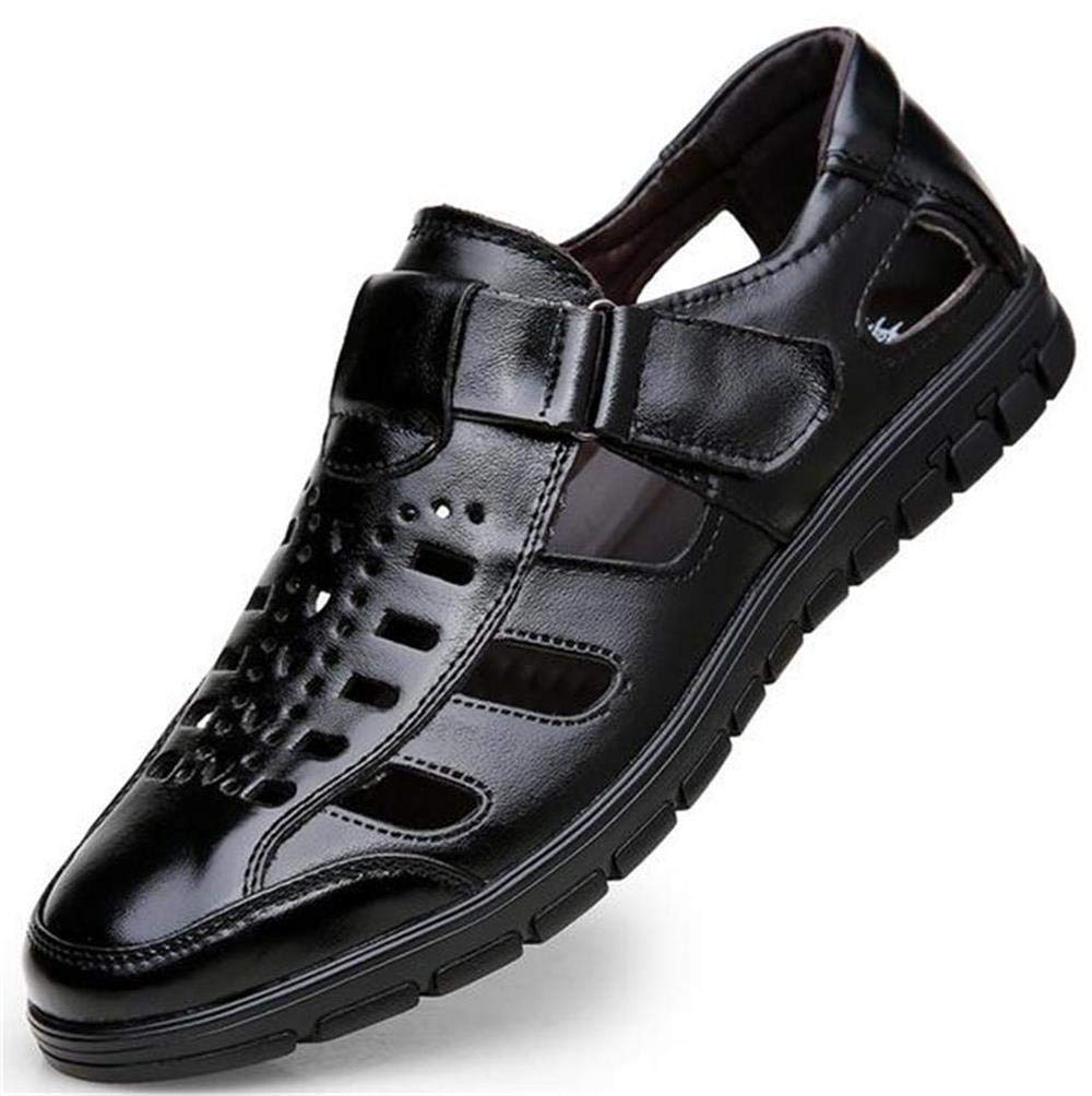 

WUIWUIYU Men s Business Sandals, Summer Comfortable, Perfect for Office, Commuting, and Outings, Black, Size 25cm