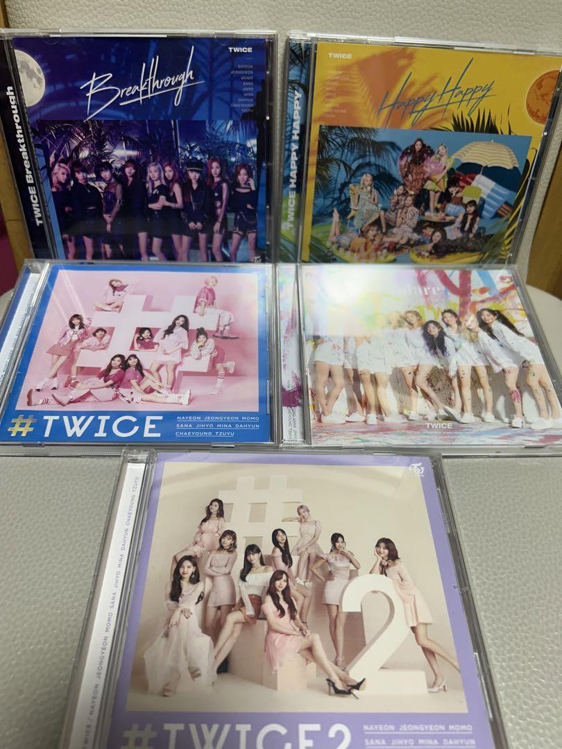 

[USED] TWICE single album set (single item available)