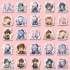 100pcs Adorable Genshin Impact Stickers For Laptop Anime Game Decals Luggage Guitar Skateboard Stationery Children'S Sticker Plaything