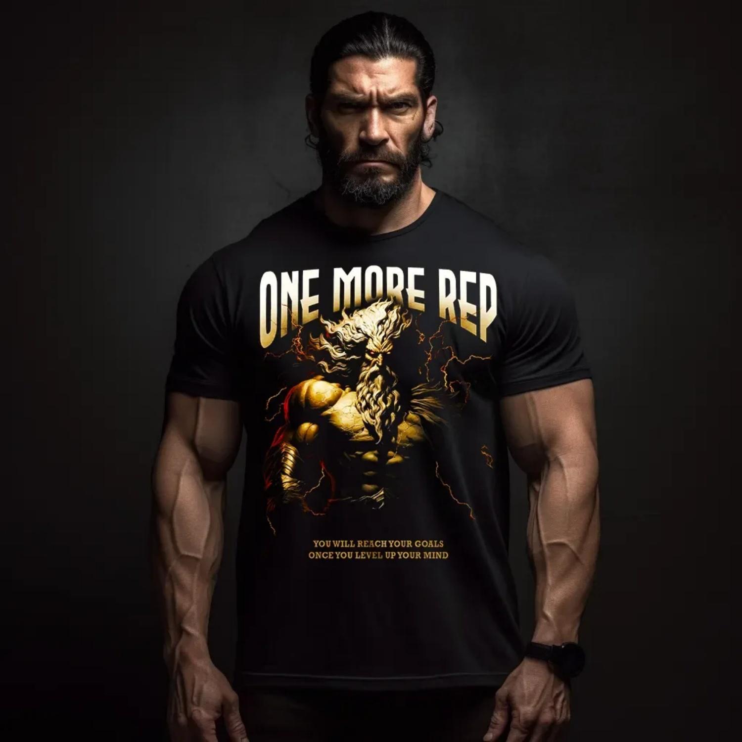 

Mythical God Mens Cotton TShirt Gym Power Style Black S чёрный