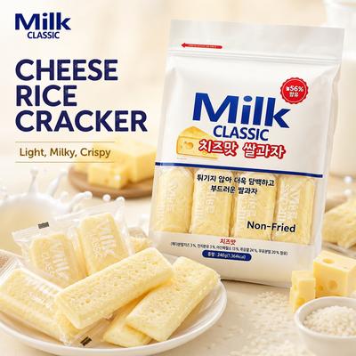 Milk Classic Cheese Rice Cracker 240g