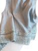 Blue 3D Lace Embroidered Two-Piece Women's Summer Set - Sleeveless Shirt + Shorts, New Chinese Style