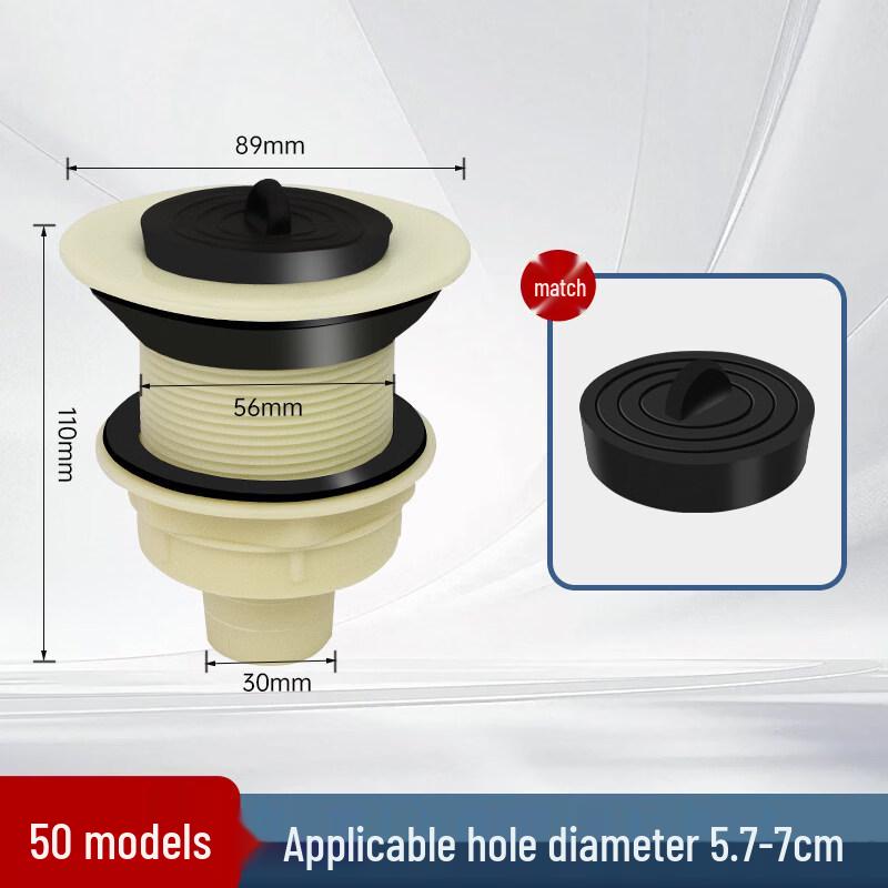 Mop Sink Drainer with Extended Thread (3-Pack)