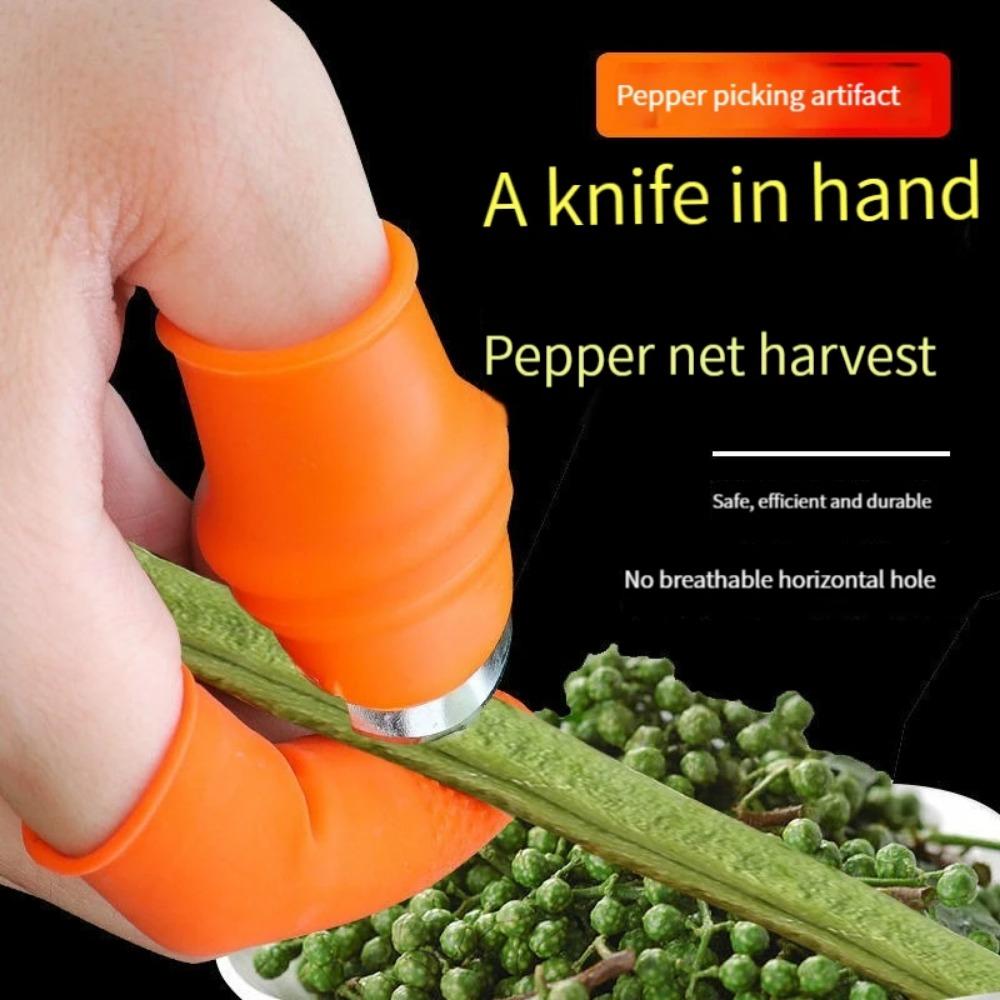 Garlic Peeling Artifact Peeling Finger Sleeves Peeling Tool Vegetable Picking Multi-function Grilled Garlic Armor Kitchen Tools