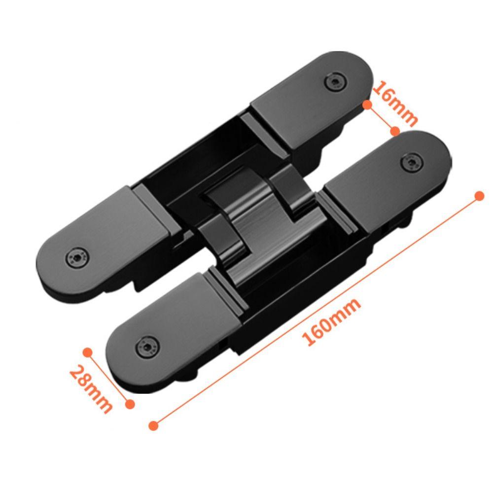 Închidere silențioasă ascunsă Balamale uși ascunse Montare invizibilă Balamă pliabilă în cruce invizibilă Deschidere exterioară reglabilă 3D