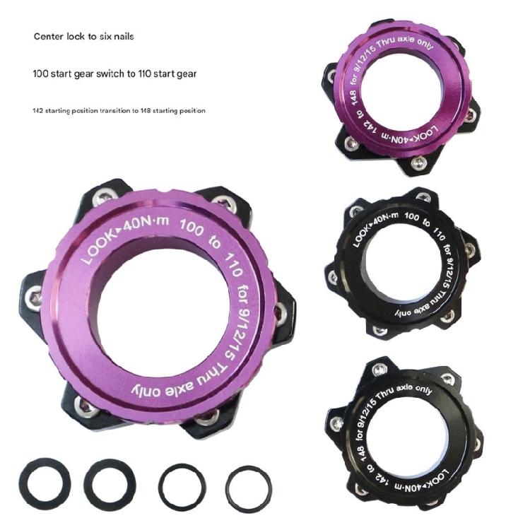 Center Lock Hub Boosts Adapter Bike Hub Conversion Adapter Front Rear Bicycles Boosts Hub Conversion Adapter Enduring