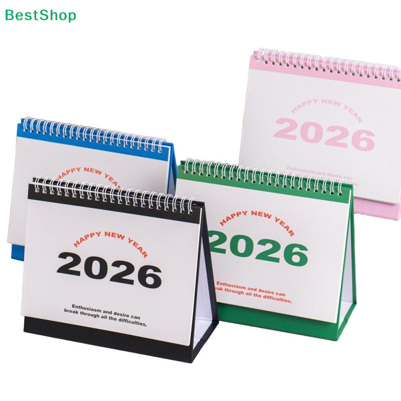 2026 Calendar Simple Book Monthly Daily Planner Scheduler Time Management Home Office Desktop Decoration Standing Calendar
