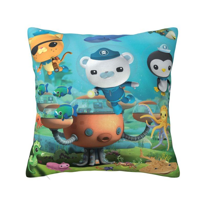 Custom Disney The Octonauts Adventure Luxury Pillow Cover Home Decor Car Cushion