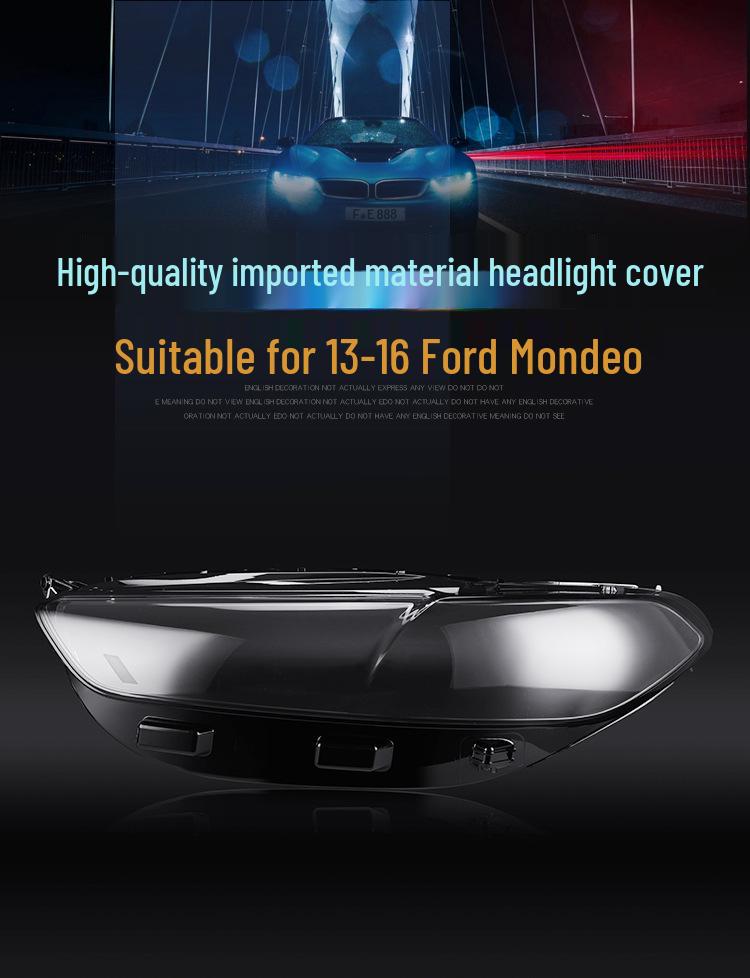 13-16 Ford Mondeo Headlight Lens Cover Replacement