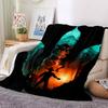1PC Dinosaur Adventure Blanket Soft Warm All Season Throw for Sofa, Bed, Car, Office Vibrant Colorful Design, Durable & Cozy Gift