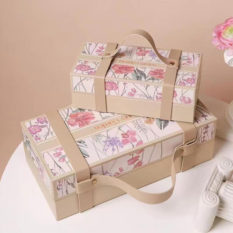 Свадебная и праздничная подарочная коробка для конфет в стиле французского поместья