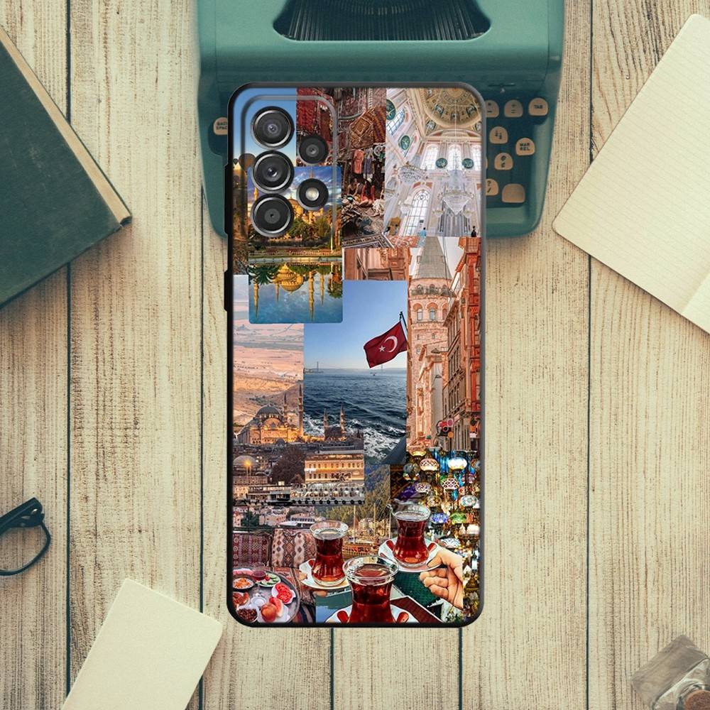 Turkey Istanbul Scenery Phone Case For Samsung S21,S22 Ultra,S20,S30 plus,S22 plus,S23,S30 ultra 5G Silicone Cover