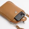 Women Fashion Shoulder Bags Artificial Leather Phone Bag for Ladies Classic Crossbody Messenger Bags Zipper Purse Wallets Money Pack
