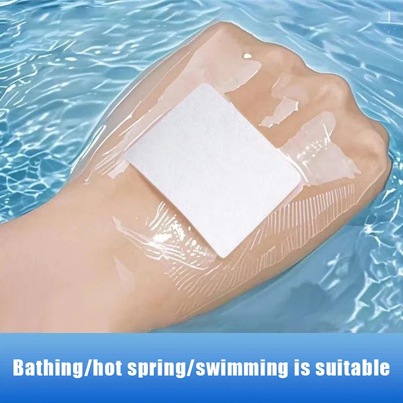 10/20Pcs Waterproof Transparent Pu Adhesive Wound Dressing Fixer Band Aid Bandage Wound Protective Sticker First Aid Tool
