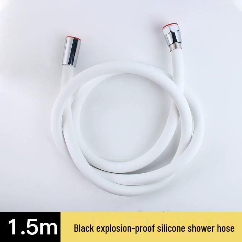Universal Silicone Shower Hose - Bathroom Water Pipe & Rain Shower Head Accessory
