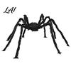 Scary Halloween Decor Realistic Spider Decoration Large Fake Furry with Red Soft Stuffed Eyes for Outdoor Indoor Yard Home Party Haunted House Plush