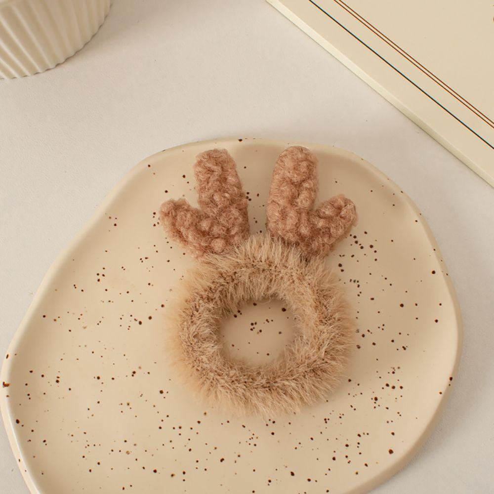 Ties For Girls Christmas Ponytail Holder Cat Ears Scrunchies Korean Style Hair Rope Women Hair Ring