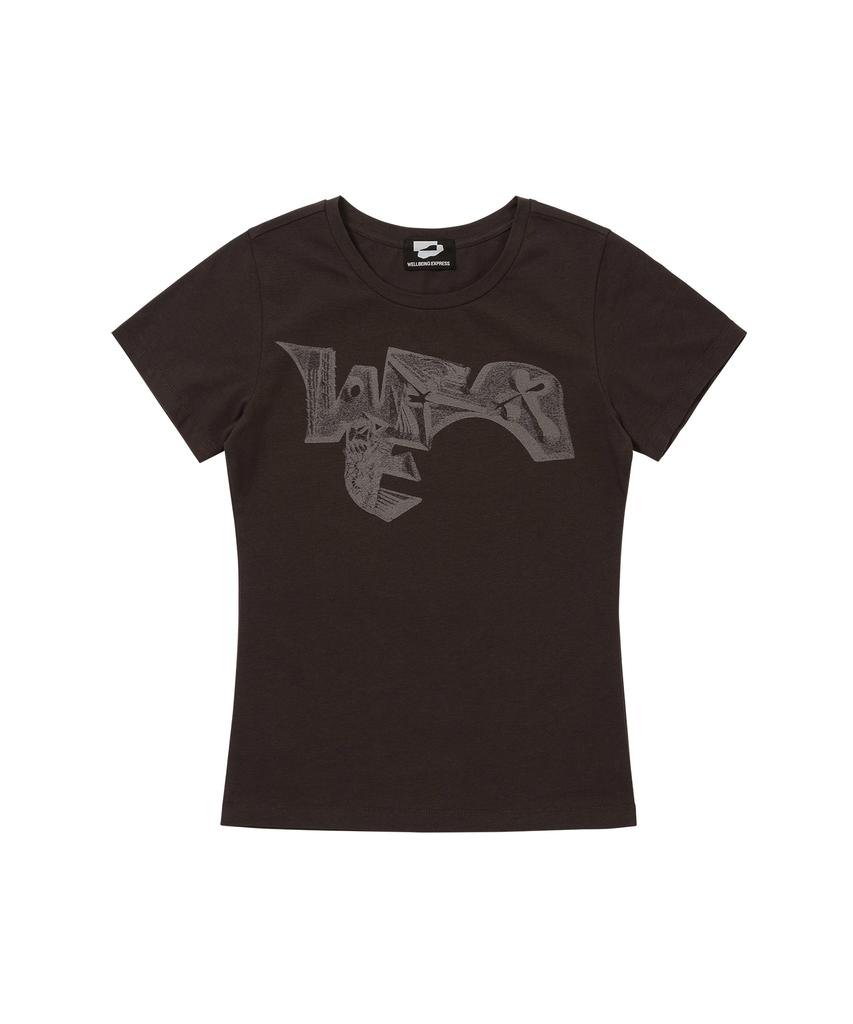 WELLBEING EXPRESS Wbe Stone Tee Brown