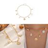 Bohemian Beach Shell Necklace With Zinc Alloy Pendant For Summer Vacation Style