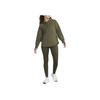 Nike Dri-Fit Solid Color Hooded Casual Long Sleeve Sweatshirt Women sweatshirt Khaki-Green FB5226-325