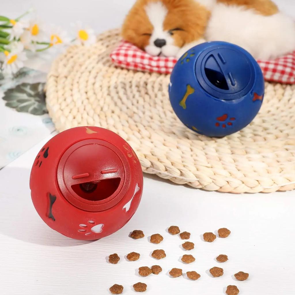 Dog Toys Ball Pet Food Treat Feeder Supplies Chew Leakage Food Ball Food Dispenser For Cats Playing Training Balls Pet Supplies
