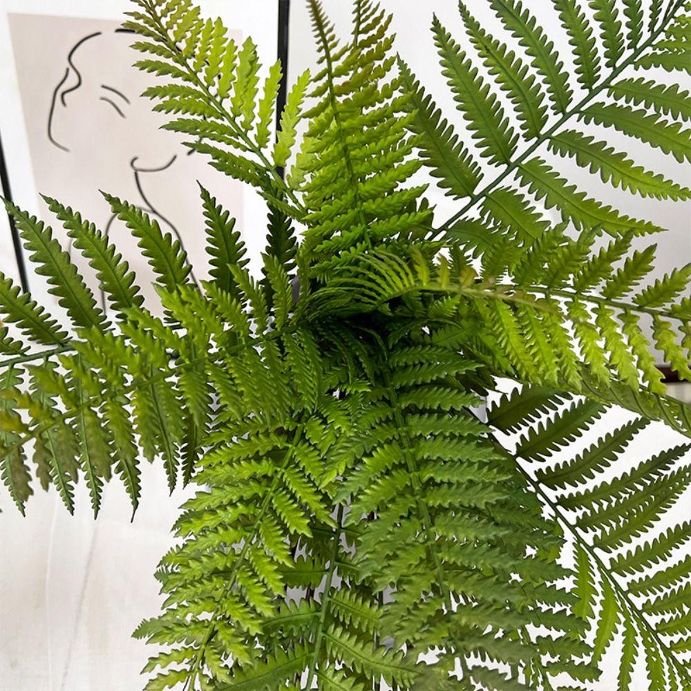 Tropical Plants Artificial Persian Leaf Artificial Boston Fern Plants Balcony Decoration