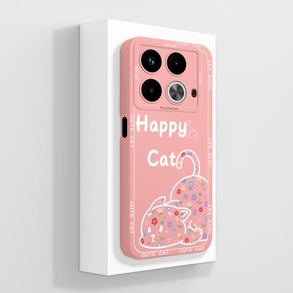 For infinix Note 40 Pro Plus 40X Case Couple Panda Phone Housing For Note40 Note 40X Full Protection Liquid Silicone Back Cover