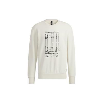 adidas Logo Sweatshirt Men Tops Off-White H39300