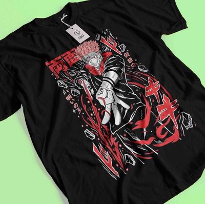 Sukuna Shirt Gojo Satoru T-Shirt Jujutsu Kaisen T-Shirt Toji T-Shirt Itadori Mahoraga