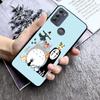 Cartoon Happy Totoro Cat Case for Motorola Moto EDGE 20pro 20lite E6 E7 Cover G STYLUS GPLAY GPOWER G 5G PLUS G30 G100 Coque
