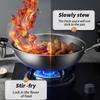 32cm Wok Pan Non-Stick Stove/induction Pan Household Stir Fry Pan  Kitchen Cookware