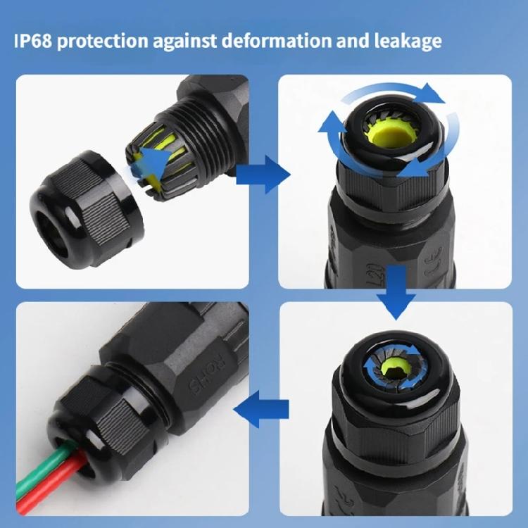 MultiCores Waterproof Joint Cable Connector For Photovoltaic Systems And Underground Lighting Installations Projects