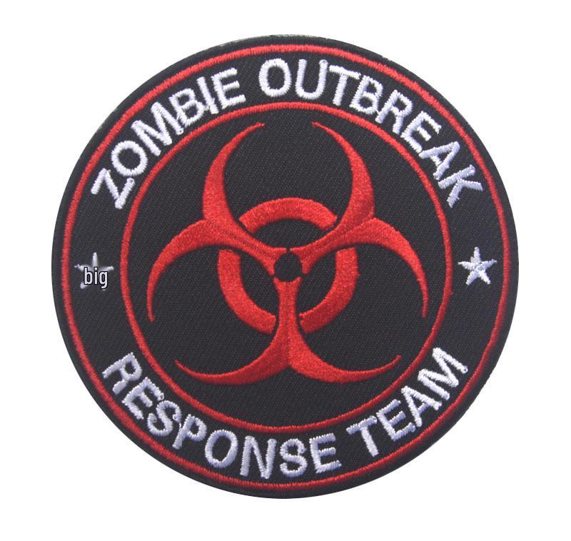 Zombie Outbreak Response Team Embroidered Velcro Patch