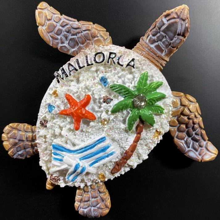 Spanska Mallorca Sköldpadda Kylskåp Magneter Turist Souvenir Kylsklistermärken Jubileumsheminredning