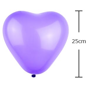 GSSTR TTGVKSHF New Year Decoration Balloons Heart Balloons Balloon Decoration 10 Inch 25cm