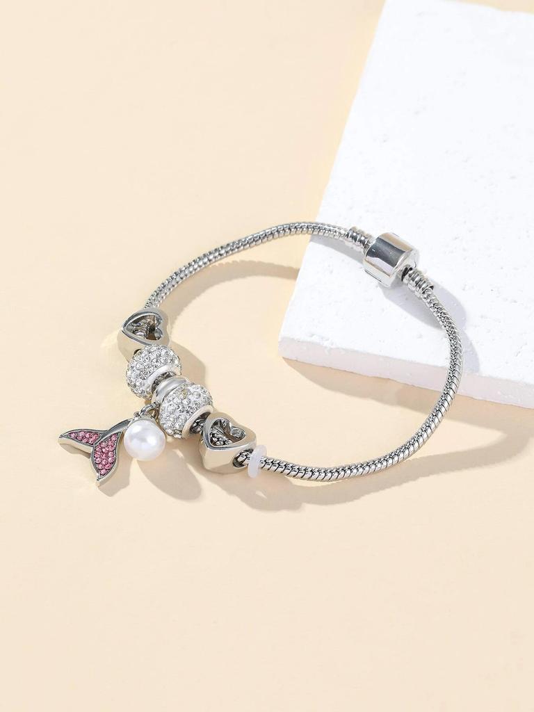 1 Women's European and American Trendy Mermaid Tail Bracelet for Dates, Travel Banquets, Parties, Holiday Outfits, Gifts