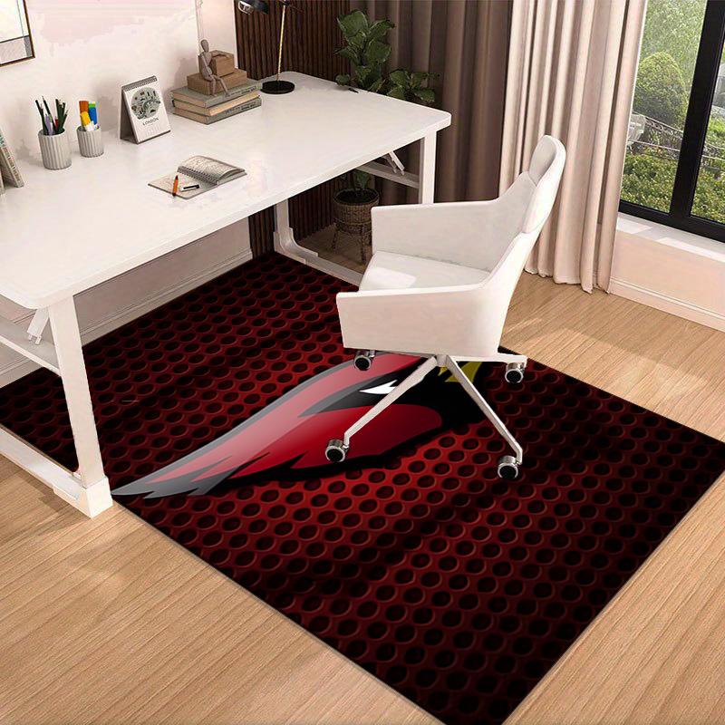 Arizona Cardinals Logo Area Rug for Office, Chair Rug, Decorative Carpet Livingroom Mat, Large Size Fan gifts Christmas gifts