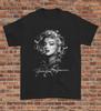 Marilyn Monroe Unterschrift Baumwolle Schwarz Alle Größen S bis 2345XL T-Shirt Geschenk Unisex T-Shirt
