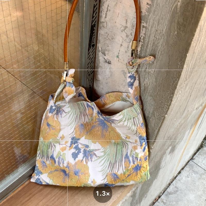 

21 Новая винтажная жаккардовая ткань-парча, сумка под мышкой, повседневная атласная сумка на плечо, сумка-тоут кроссбоди