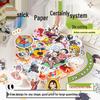 Custom Cartoon Star-Shaped Anime Sticker Pack for Card Holders - Irregular DIY Adhesive Stickers Made from Images