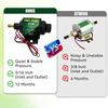 12D Micro Electric Diesel Fuel Pump Universal 5/16 Inch Inlet And Outlet 12V 1-2 A, 35 GPH, 4-7 PSI