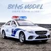1:32 Mercedes-Benz C260 Police Car High Simulation Diecast Car Metal Alloy Model Car Children's Toys Collection Gifts