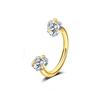 2 PCS C Shaped Nose Ring Stainless Steel Daith Piercing Jewelry New Cartilage Helix Earrings  Women