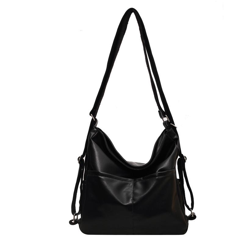 

Сумка большой вместимости, женская сумка через плечо, сумка через плечо из искусственной кожи чёрный