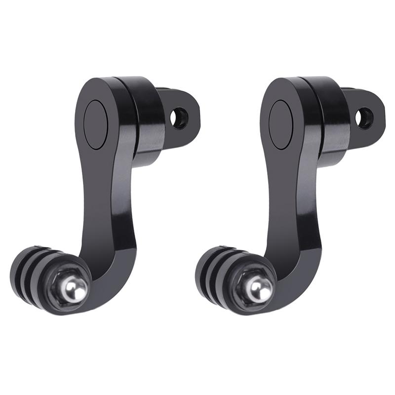 360° Vertical Bracket Adapter for GoPro Hero 11 10 9 Yi DJI SJCAM Motorcycle Helmet Chin Stand Mount Holder Camera Accessories
